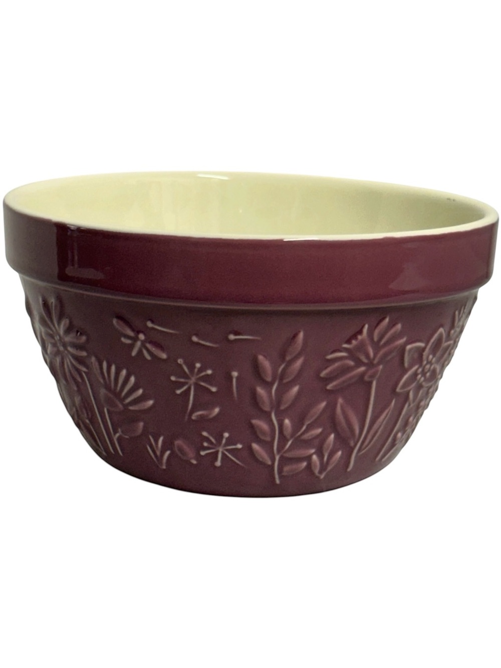 Mason Cash Daisy in the Meadow Small Purple Mixing Bowl